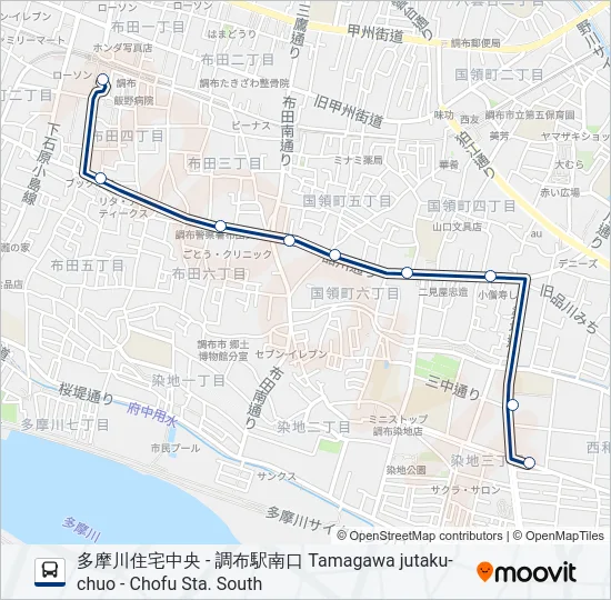 調01-央  Line Map