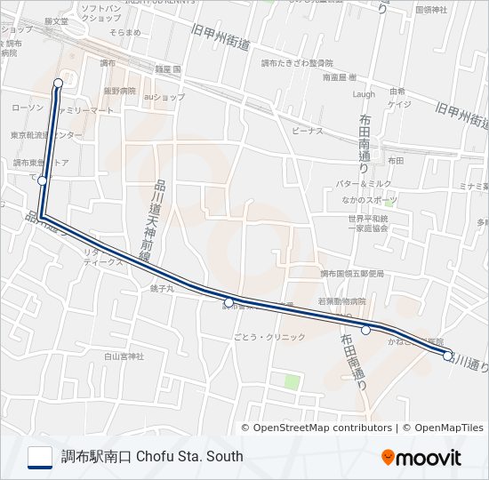 調01-庫 バスの路線図
