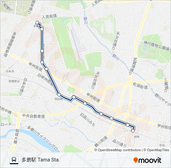 調33-甲  Line Map