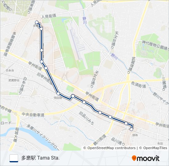 調33-甲 bus Line Map
