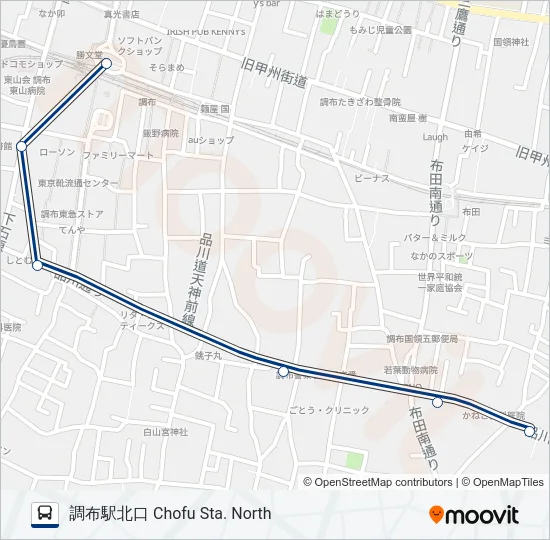 調34-入 の路線図