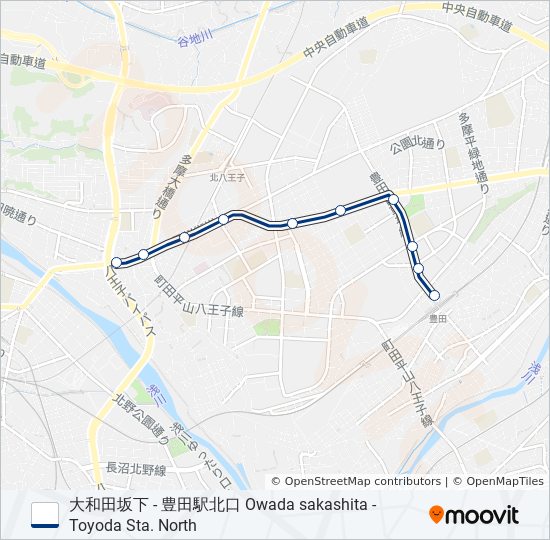 豊56-下 バスの路線図