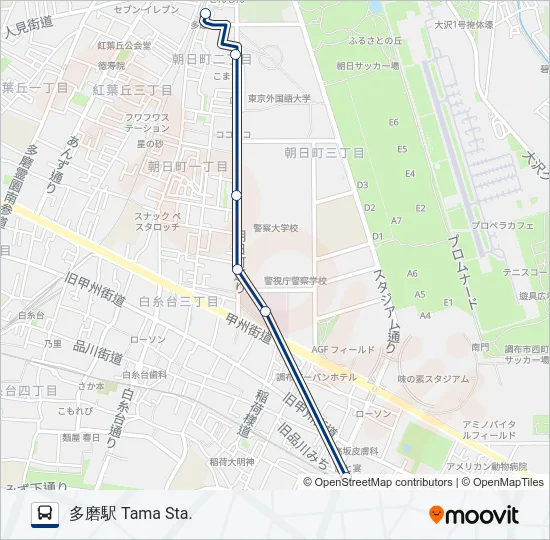 飛02-甲  Line Map