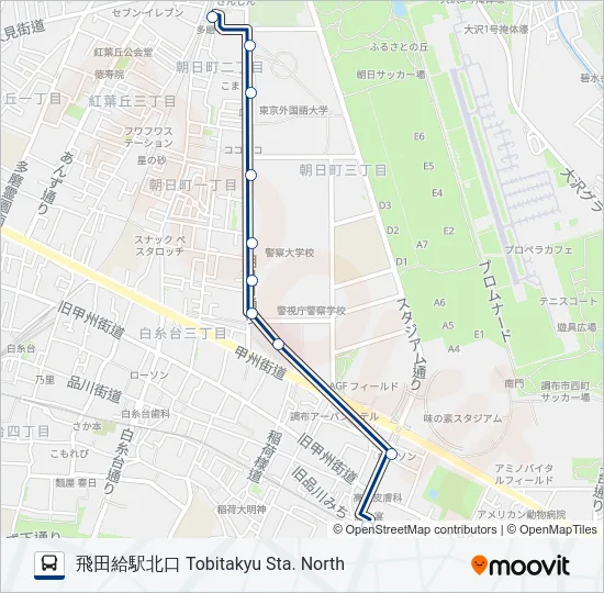 飛02-甲  Line Map