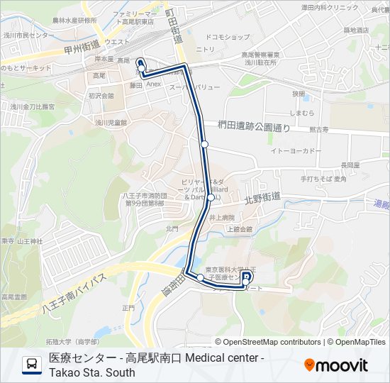 高25-医 bus Line Map