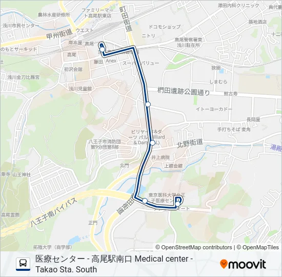 高25-医 の路線図