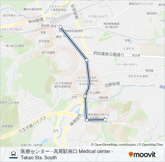 高25-医 の路線図