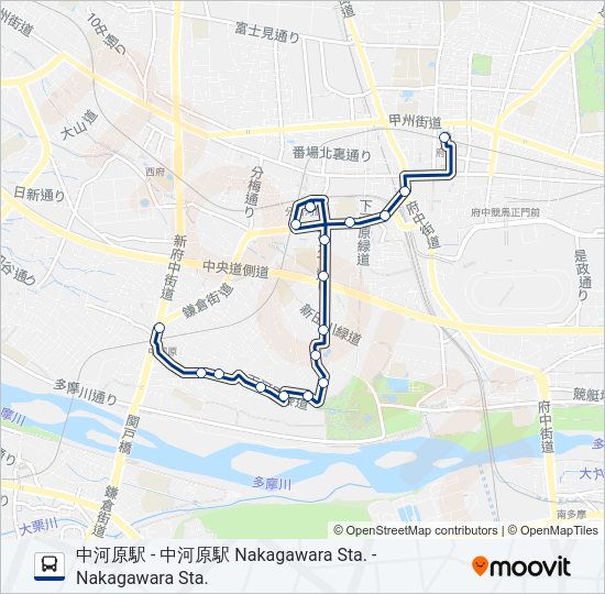 よつや苑-河  Line Map