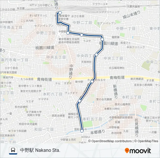 中71-鍋出  Line Map