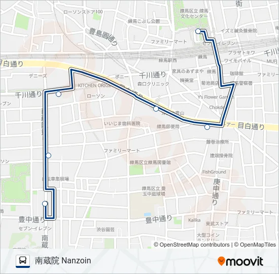 中92-練南  Line Map