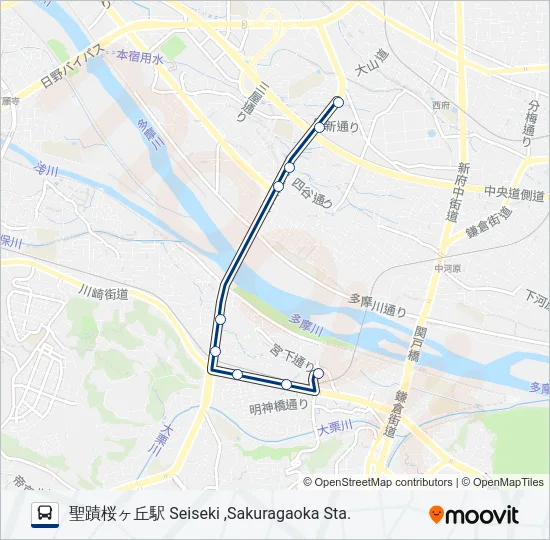 国18-日央  Line Map