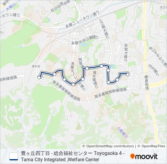永52-01 バスの路線図