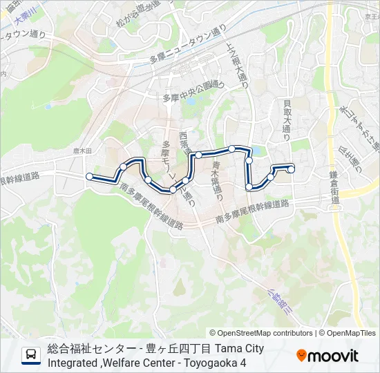 永53-01 の路線図
