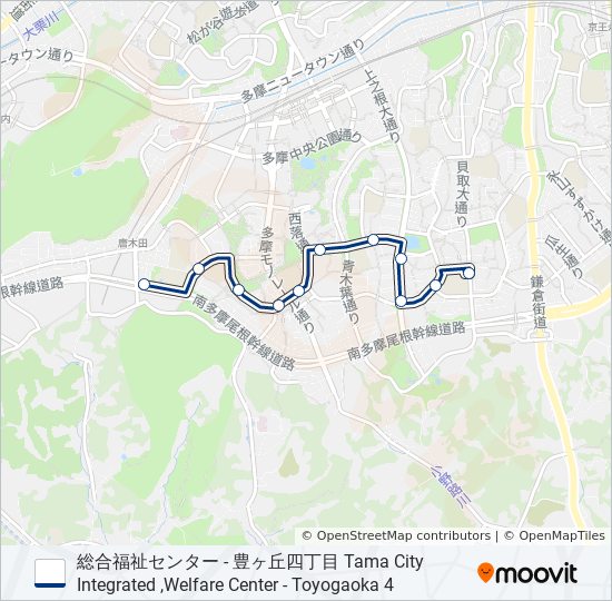 永53-01 バスの路線図