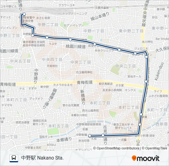 渋64-庫弥  Line Map