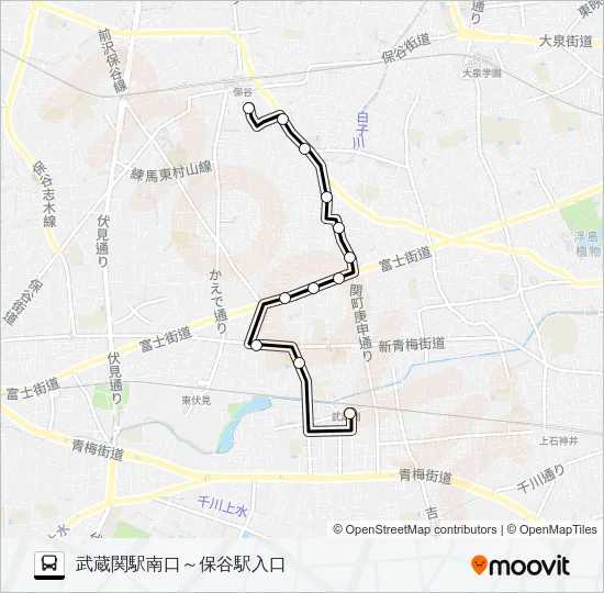 練馬２２ バスの路線図