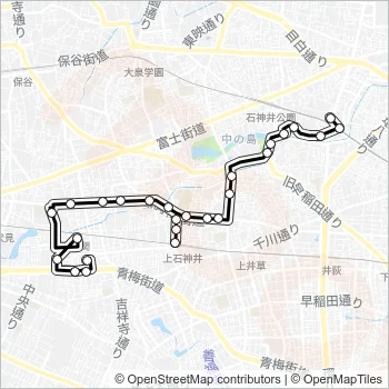 練馬２３ Bus Line Map