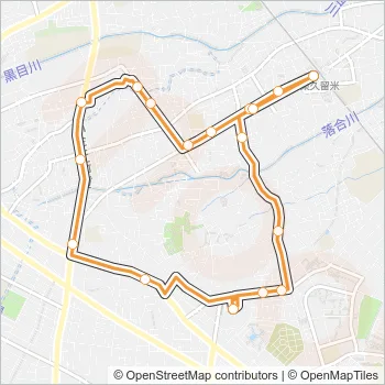 イオンシャトルバス Bus Line Map