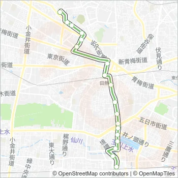 深夜 Bus Line Map