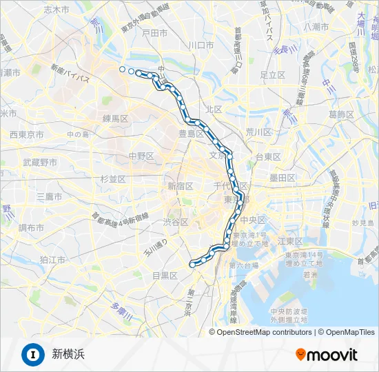 三田線 Metro Line Map