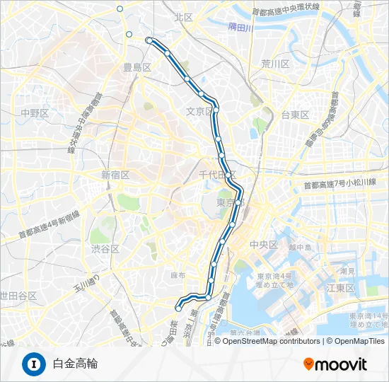 三田線 Metro Line Map