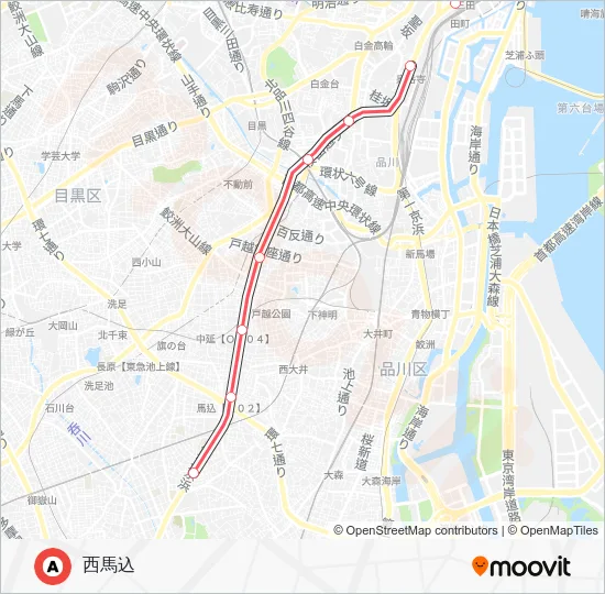 浅草線 Metro Line Map