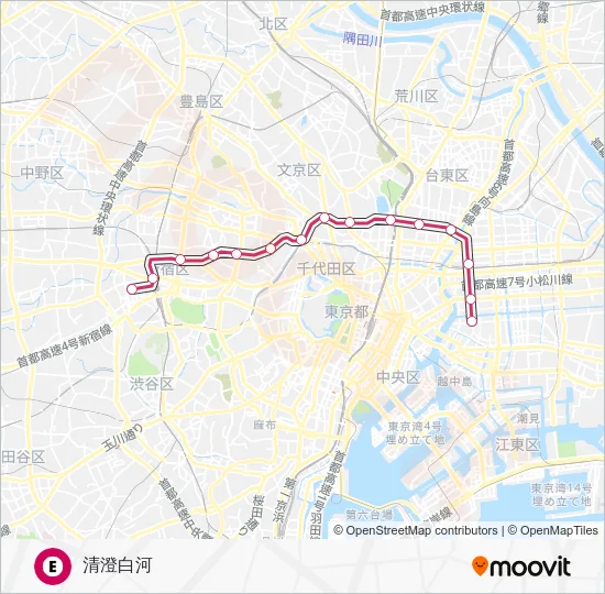 大江戸線 地下鉄 - メトロの路線図