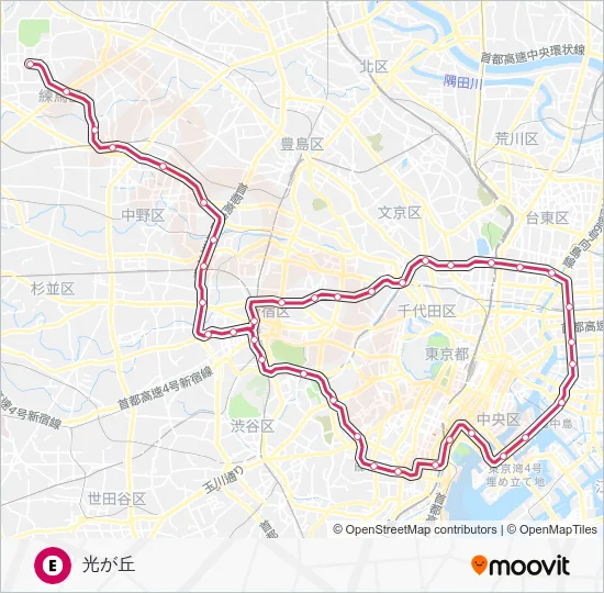 大江戸線 地下鉄 - メトロの路線図