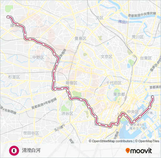 大江戸線 地下鉄 - メトロの路線図