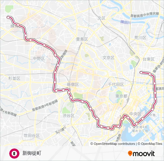 大江戸線 地下鉄 - メトロの路線図