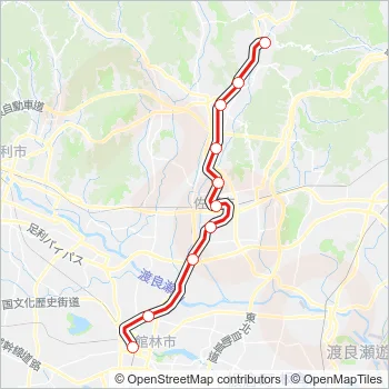 佐野線 Train Line Map