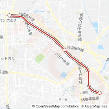 小泉線 Train Line Map