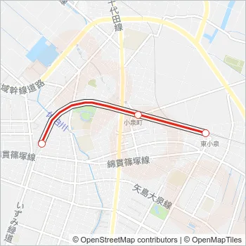 小泉線 Train Line Map