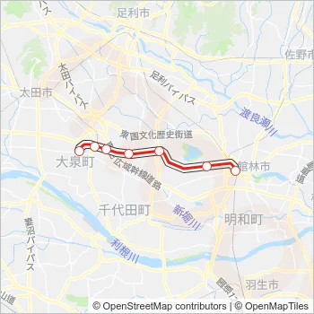 小泉線 Train Line Map