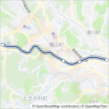東上線 Train Line Map