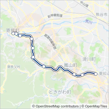 東上線 Train Line Map