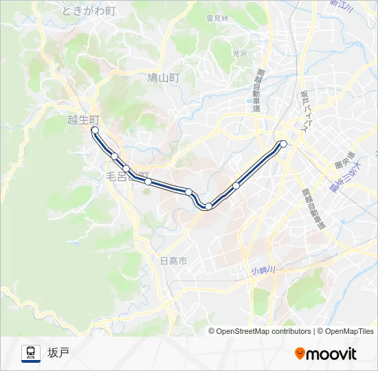 Ogose Line Train Line Map