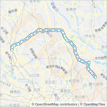東武アーバンパークライン Train Line Map