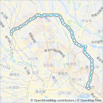 東武アーバンパークライン Train Line Map