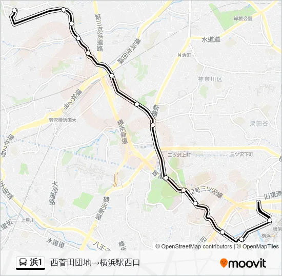 Hama 1 Bus Line Map