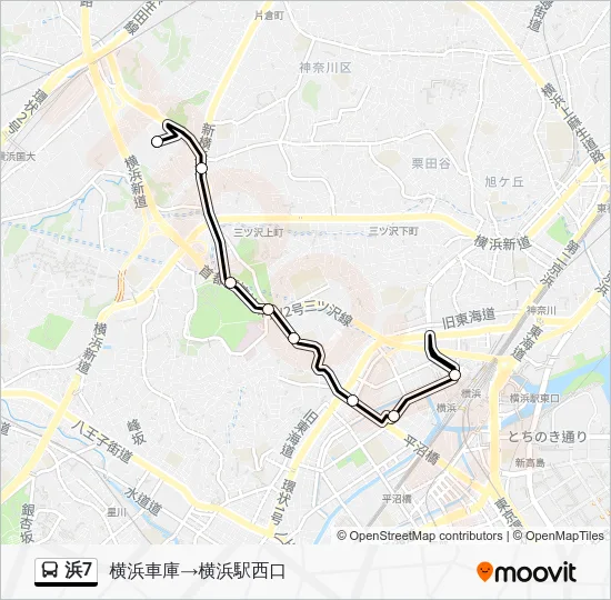Hama 7 Bus Line Map