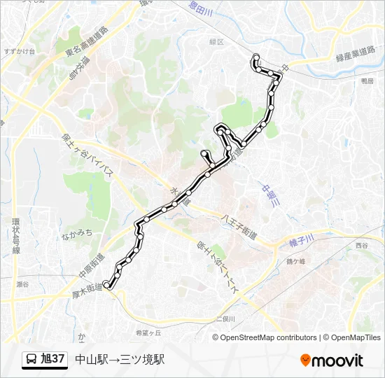 旭37 Bus Line Map