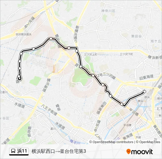 Hama 11 Bus Line Map
