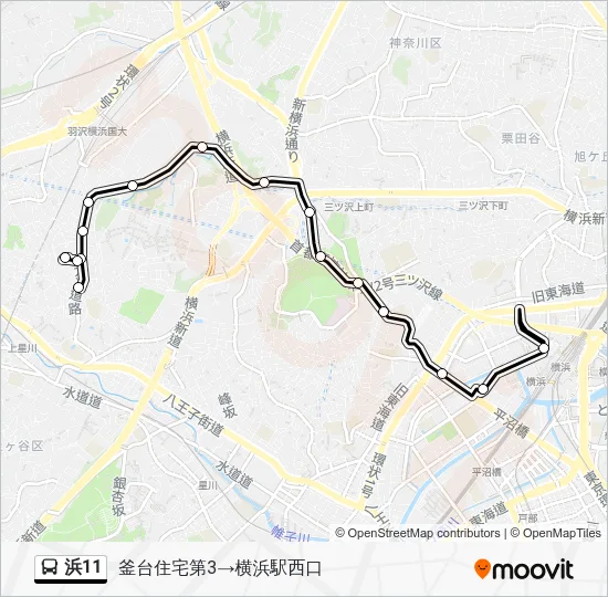 Hama 11 Bus Line Map