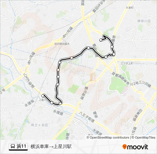 Hama 11 Bus Line Map