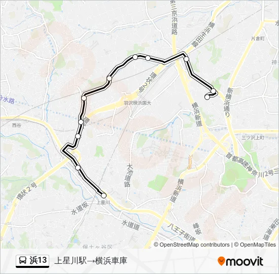 Hama 13 Bus Line Map
