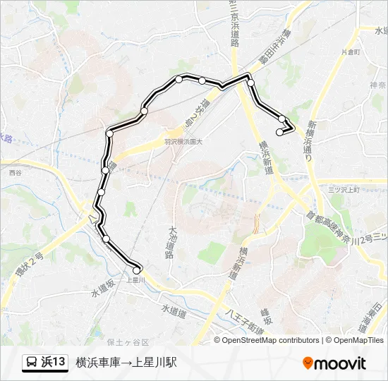 Hama 13 Bus Line Map