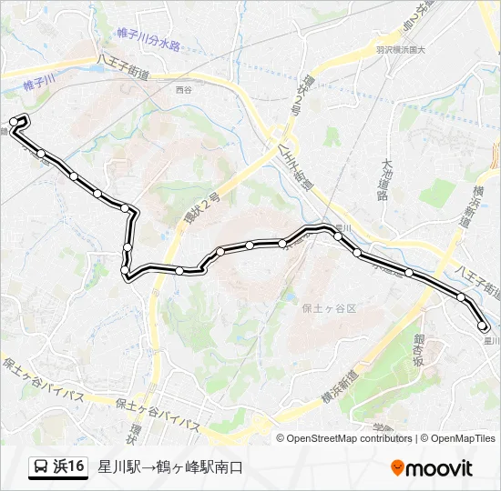 Hama 16 Bus Line Map