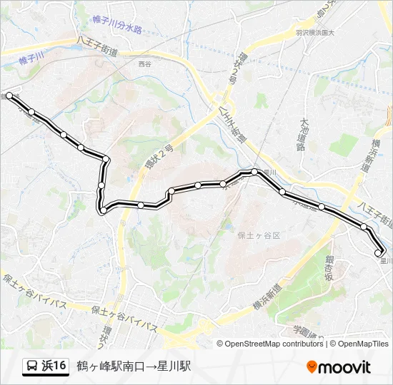 Hama 16 Bus Line Map