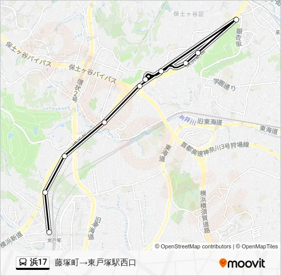 Hama 17 Bus Line Map